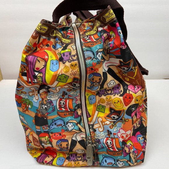 ProSport Tokidoki like Print Tote bag Large - Picture 5 of 16